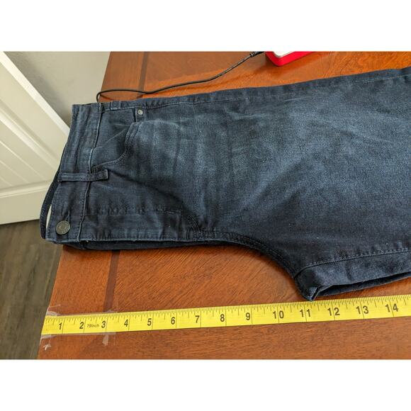 Sanctuary Slim Straight Jeans 10 Nighthawk Stretch High Rise Denim Soft Slim Fit - Picture 9 of 11